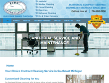 Tablet Screenshot of downrivercleaning.com